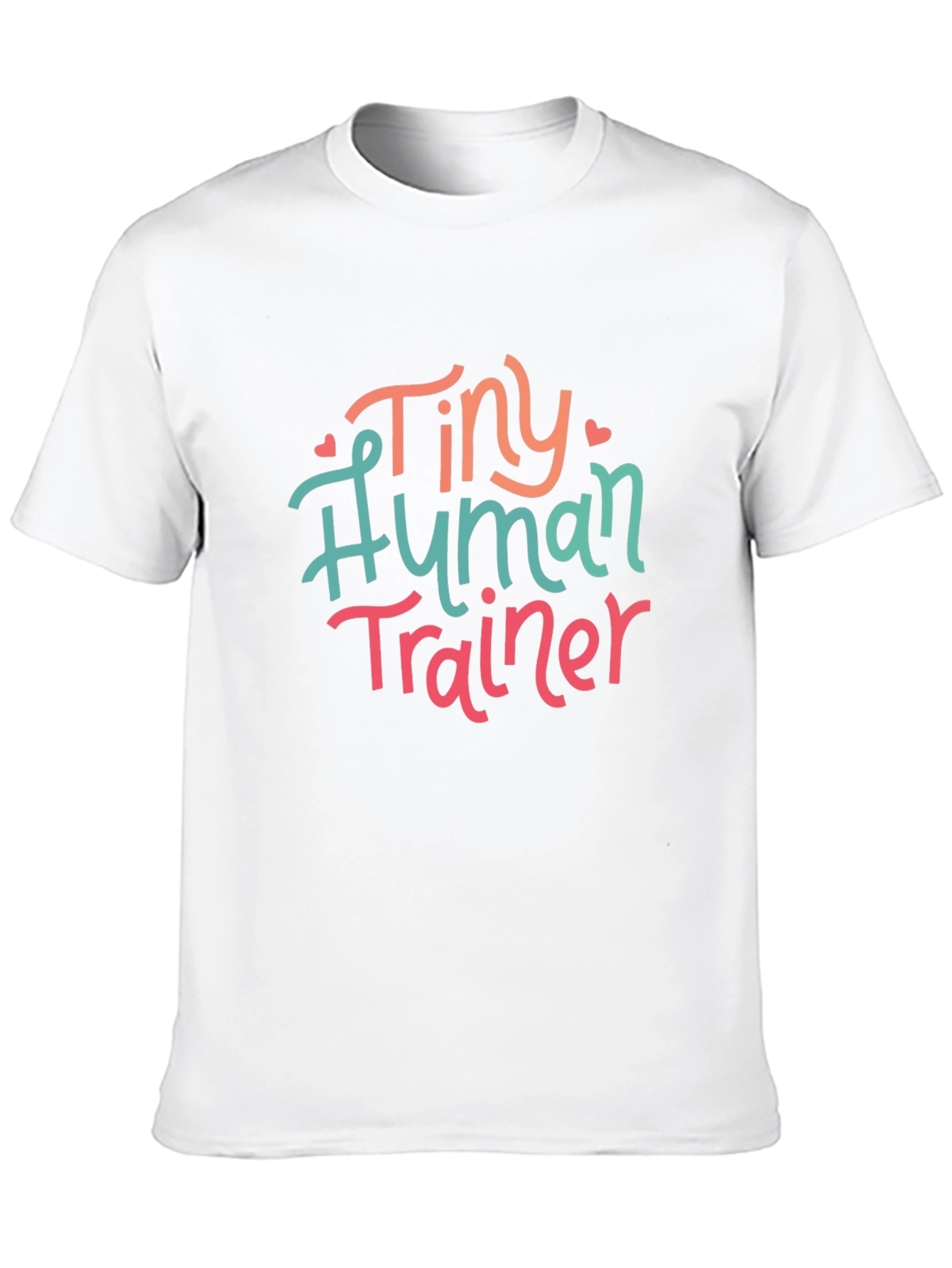 Tiny Human Trainer Tee - Cute Parenting T-Shirt