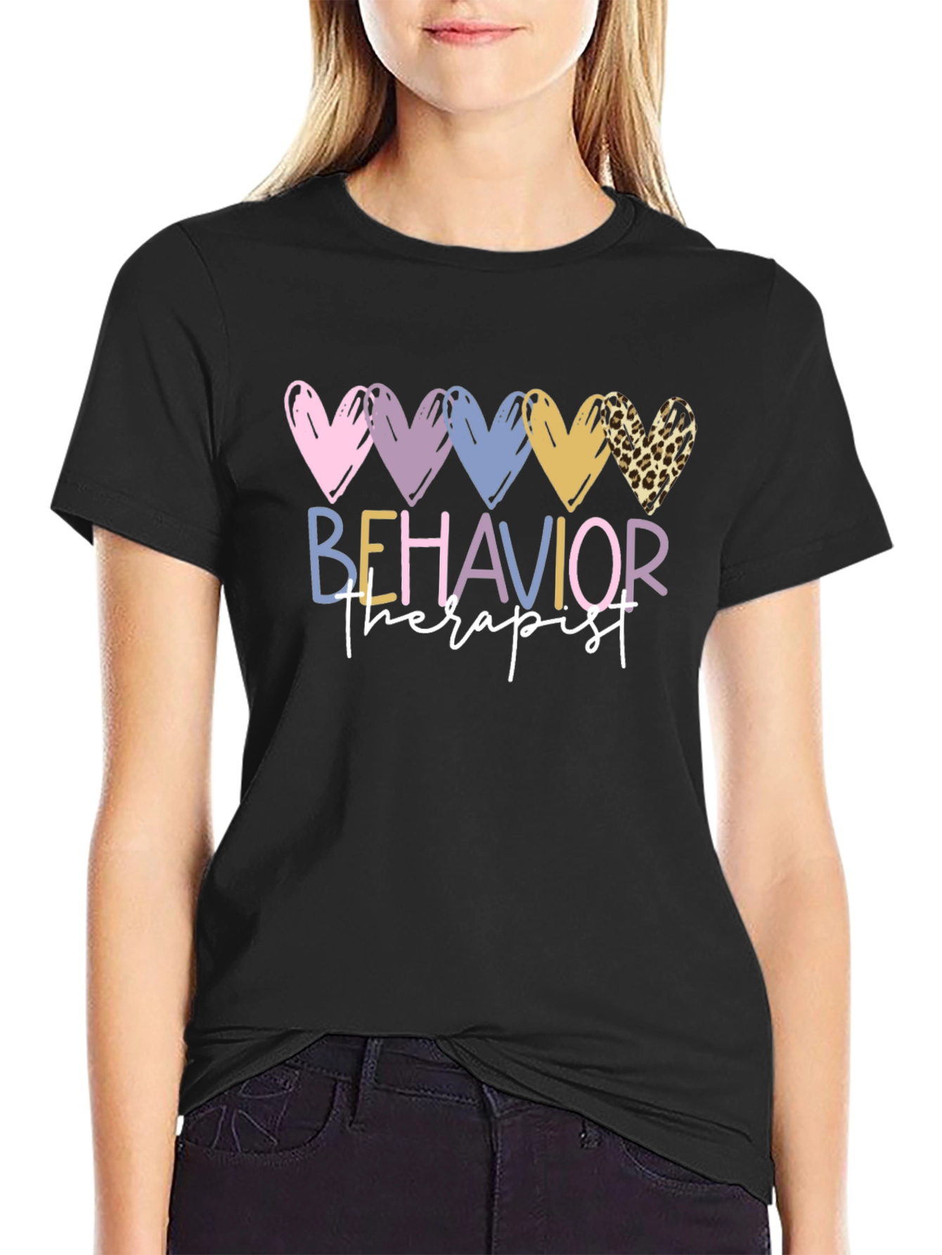 Behavior Therapist Heart T-Shirt