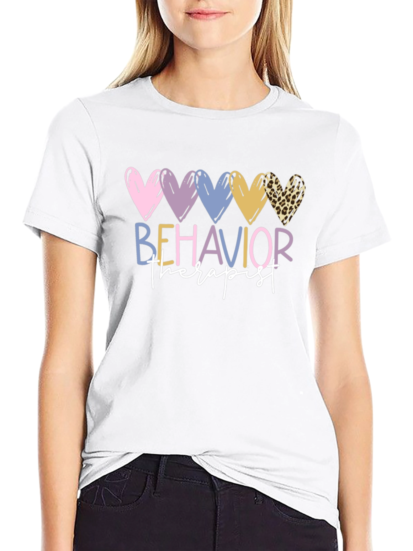 Behavior Therapist Heart T-Shirt