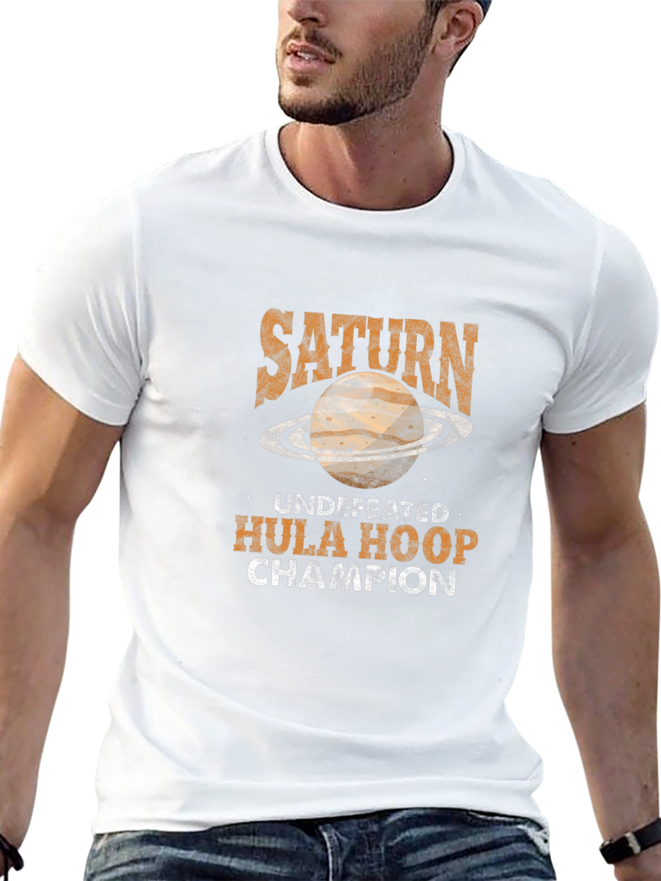 Saturn Hula Hoop Champion T-Shirt