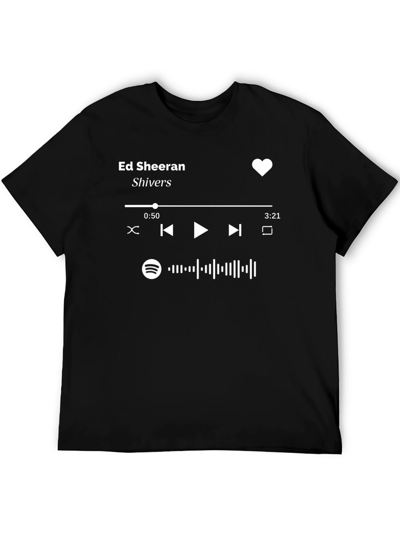 Ed Sheeran Shivers Spotify T-Shirt