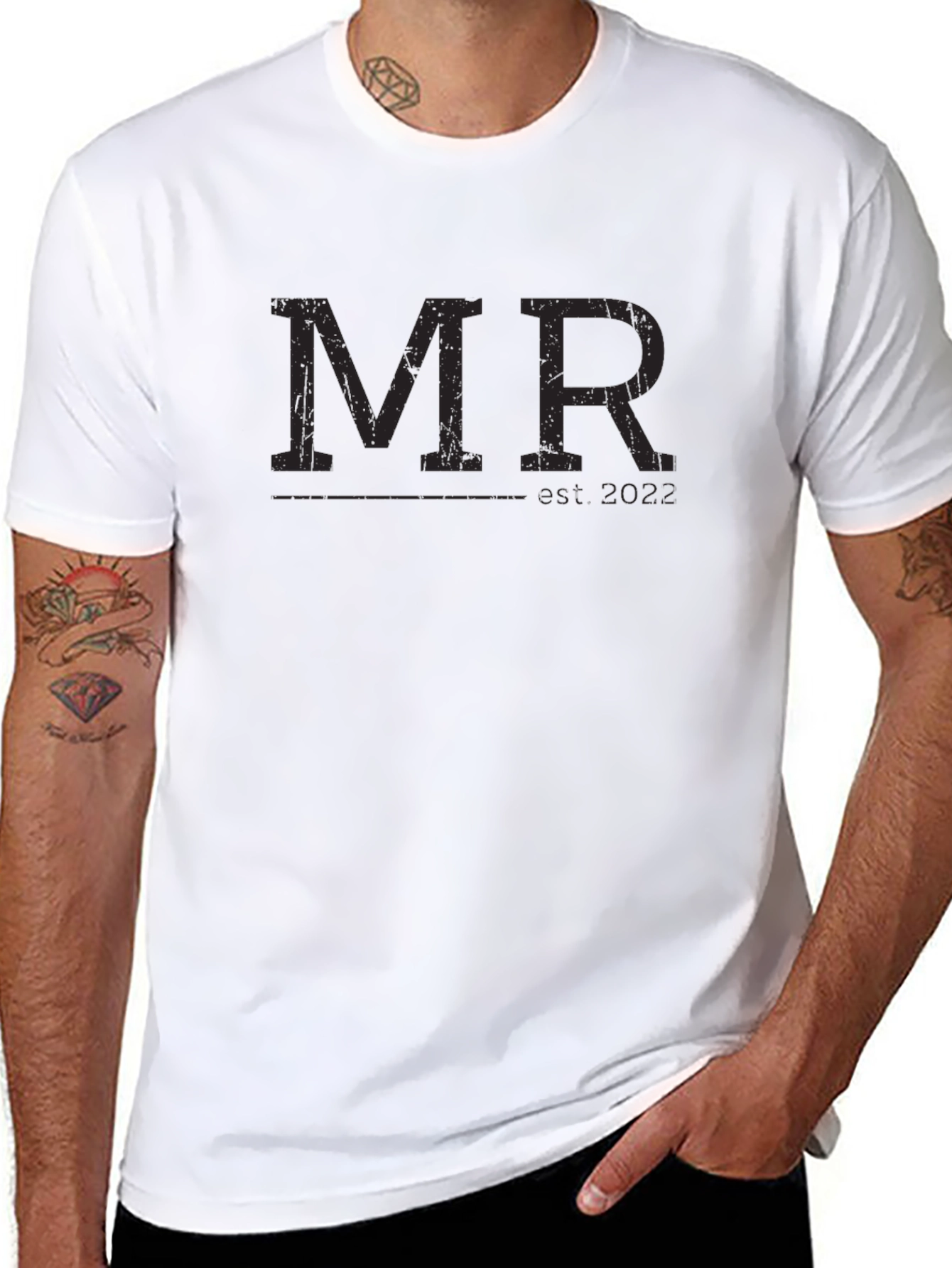Mens Black MR 2022 Graphic T-Shirt