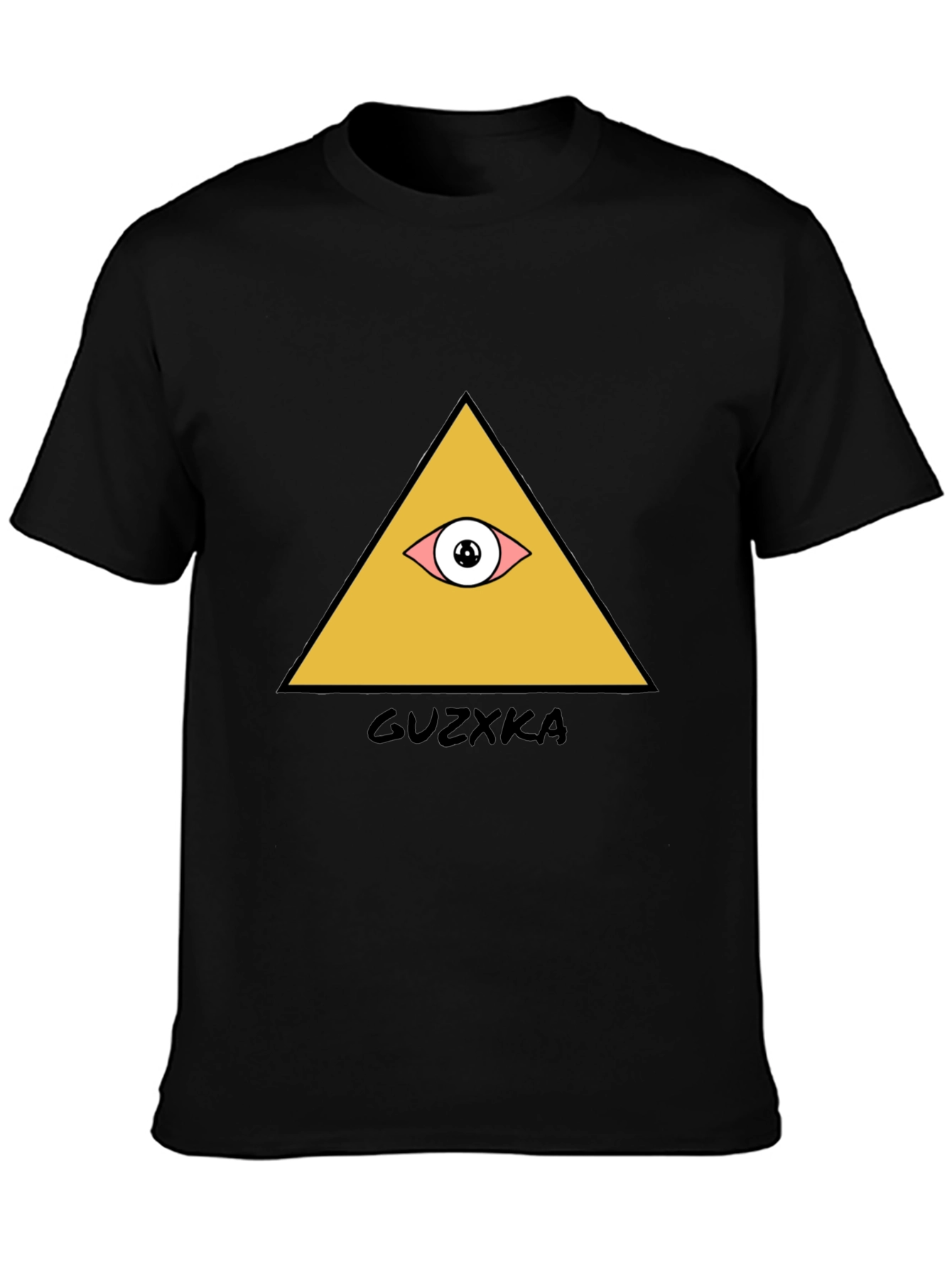 Illuminati Eye Graphic T-Shirt - Stylish Black Tee