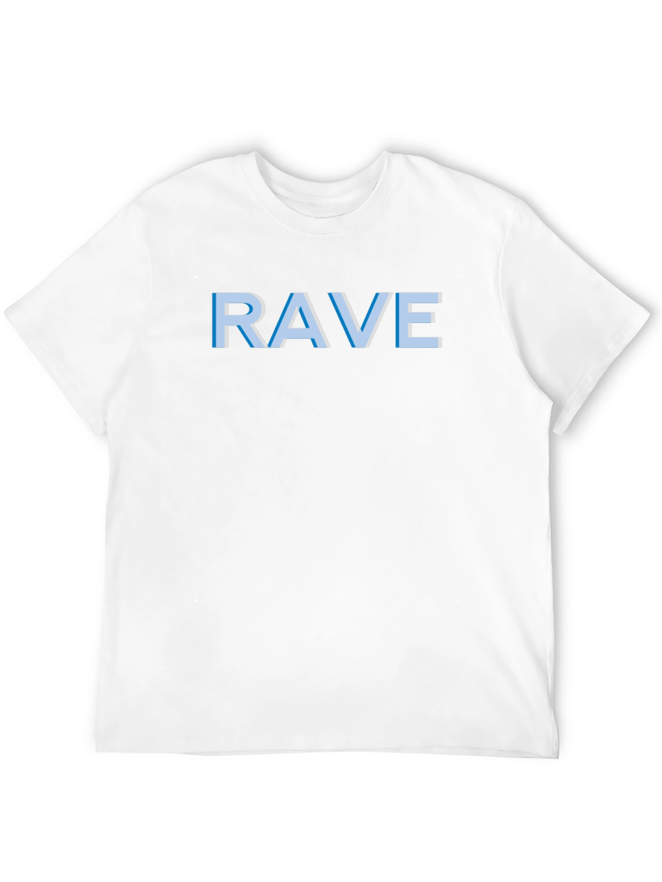 Rave T-Shirt - Black Crew Neck Graphic Tee