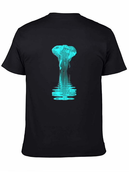 Elephant Reflection Graphic T-Shirt