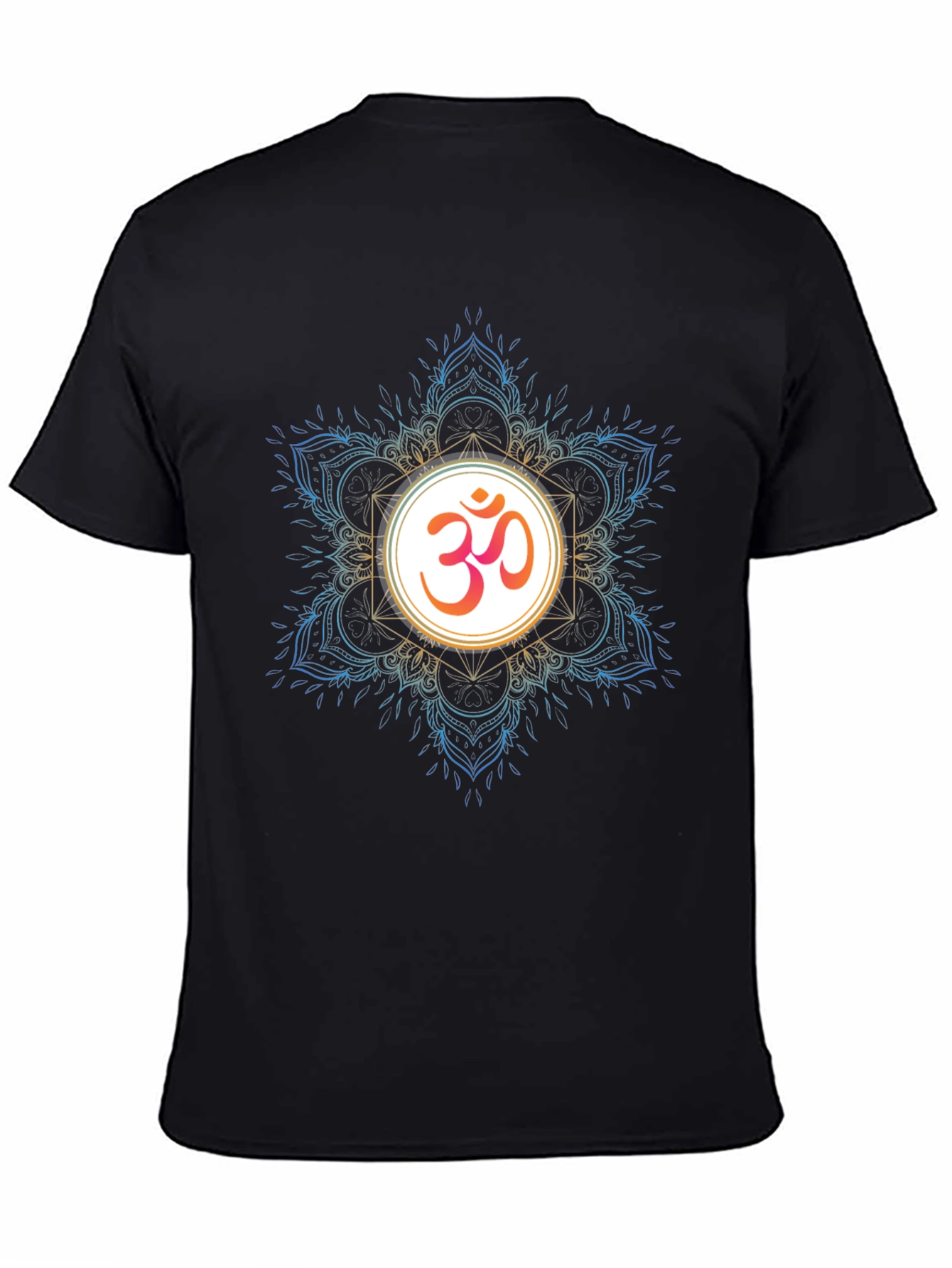 Om Mandala Graphic Tee - Stylish Black T-Shirt