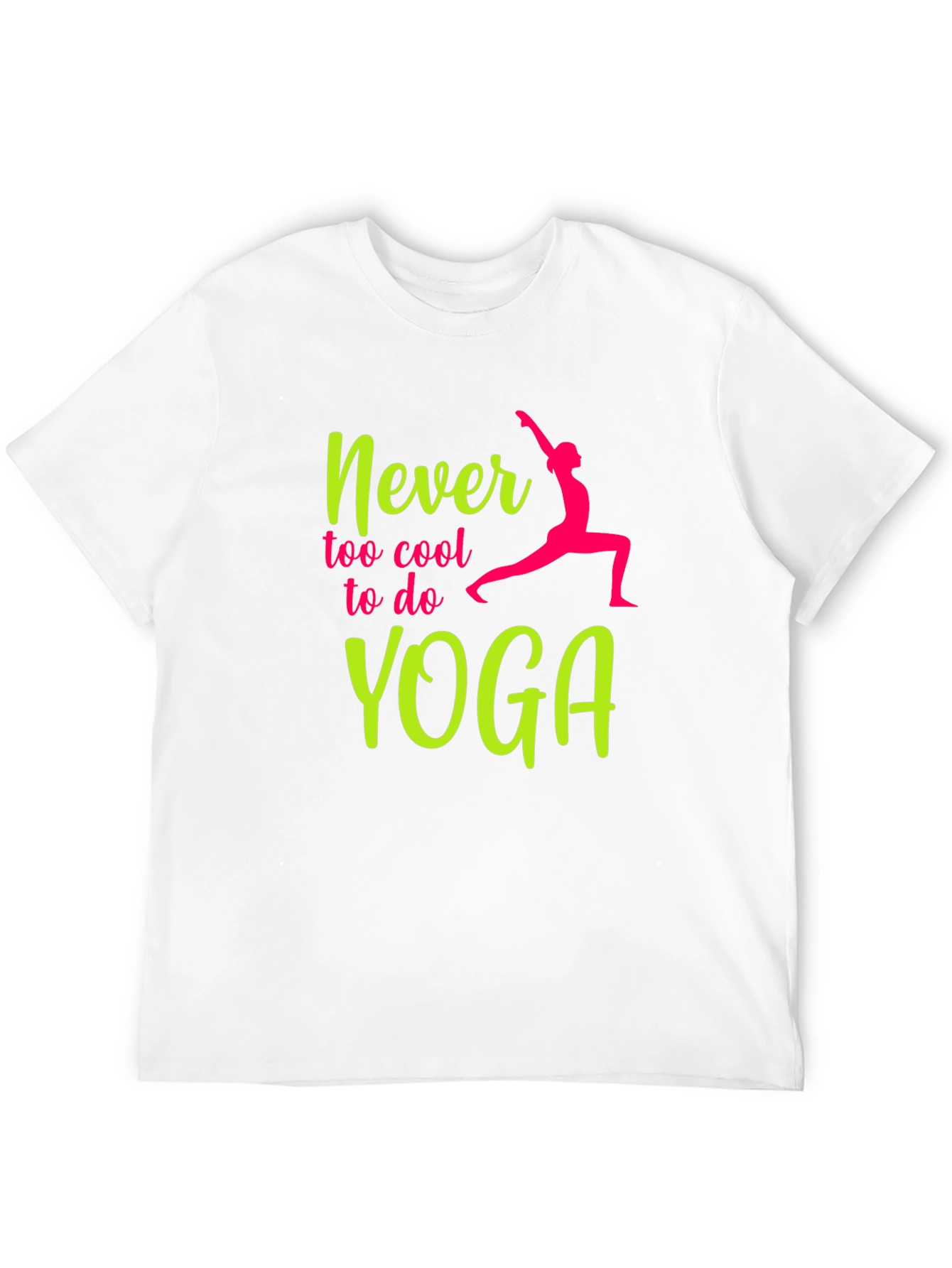 Never Too Cool Yoga Graphic Tee