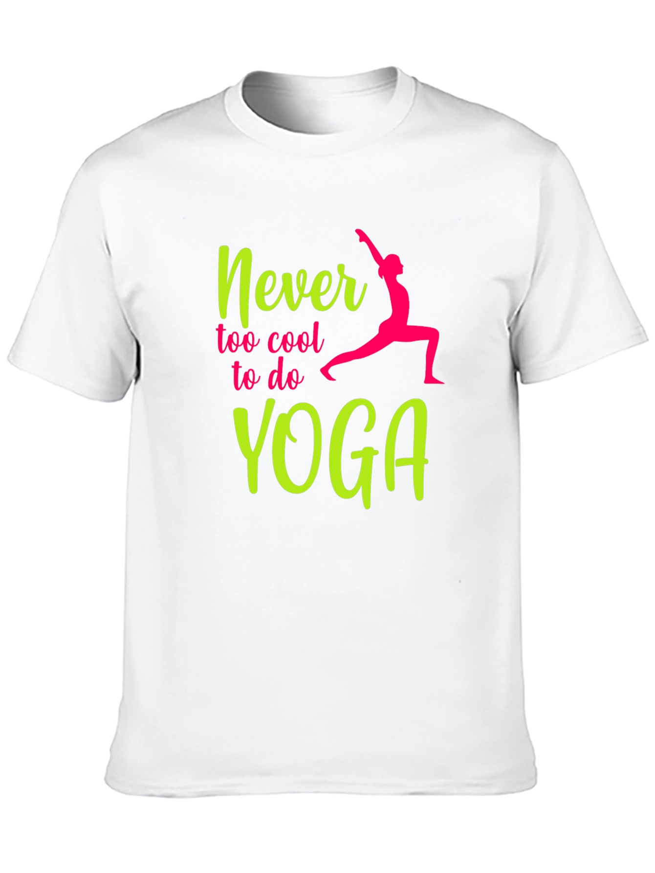 Never Too Cool Yoga Graphic Tee