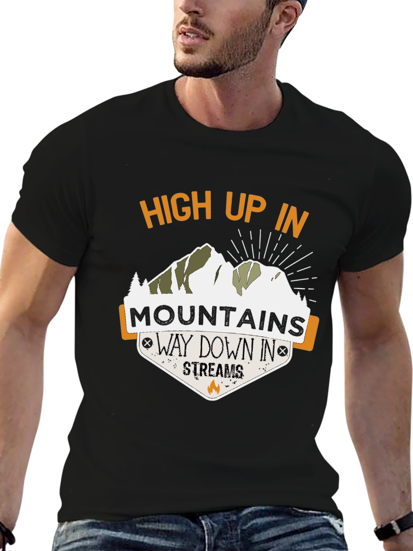 Mountain & Streams Graphic Tee