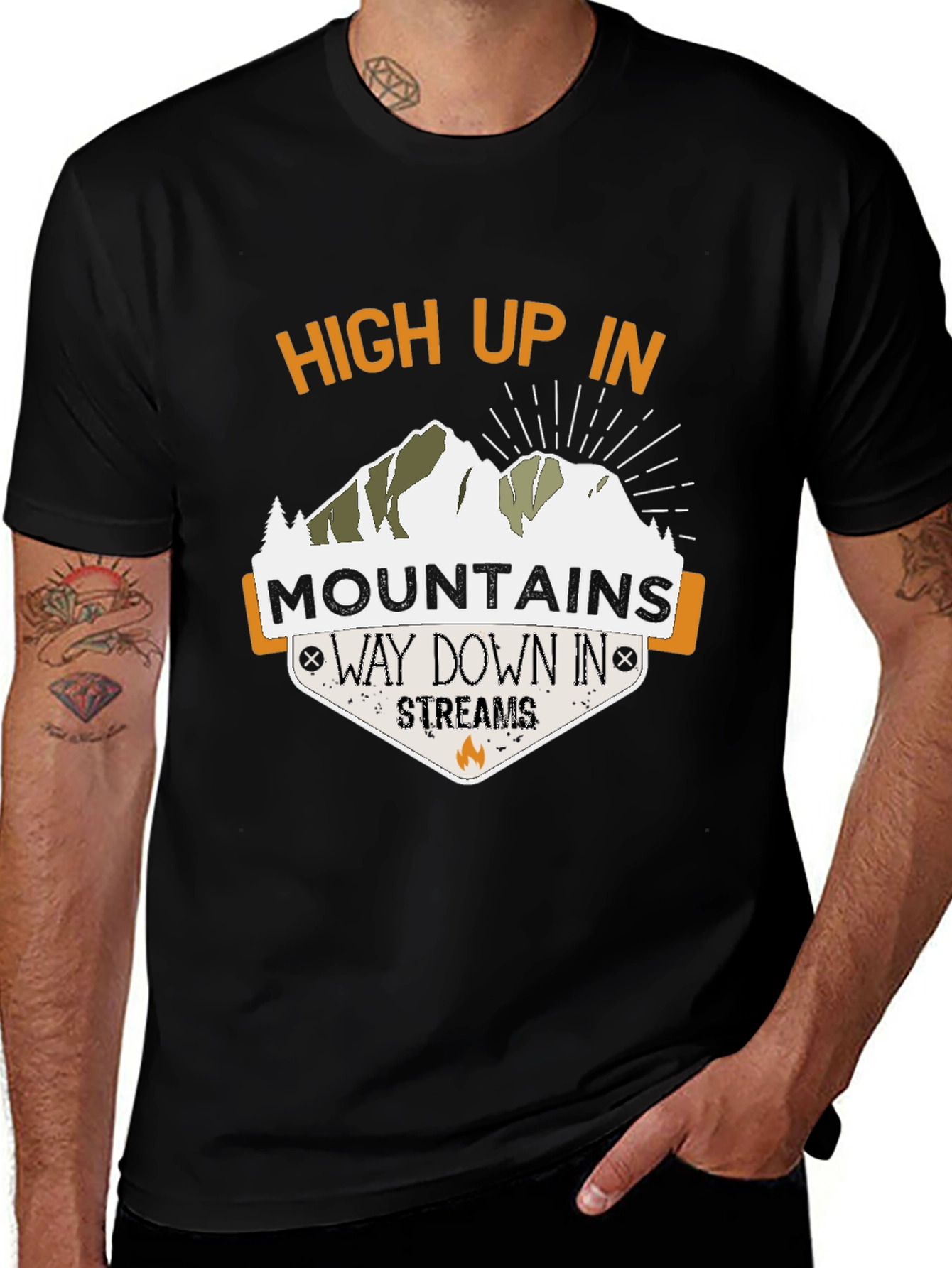 Mountain & Streams Graphic Tee