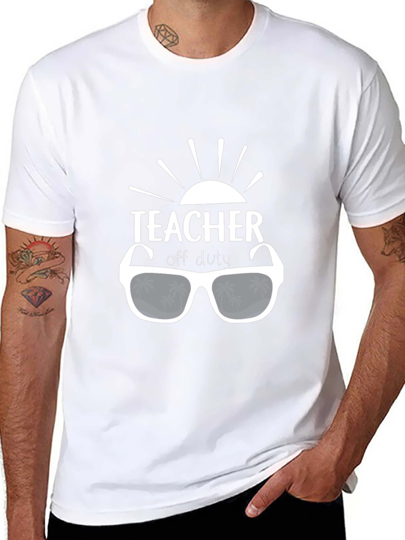 Teacher Off Duty Graphic T-Shirt