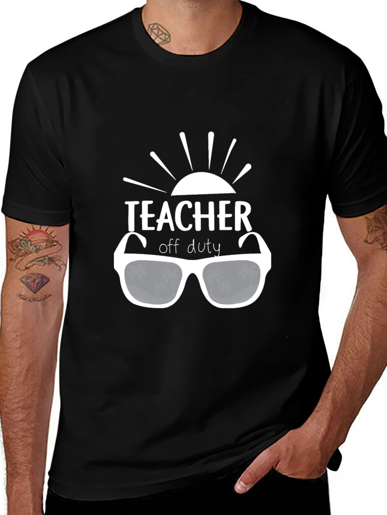 Teacher Off Duty Graphic T-Shirt
