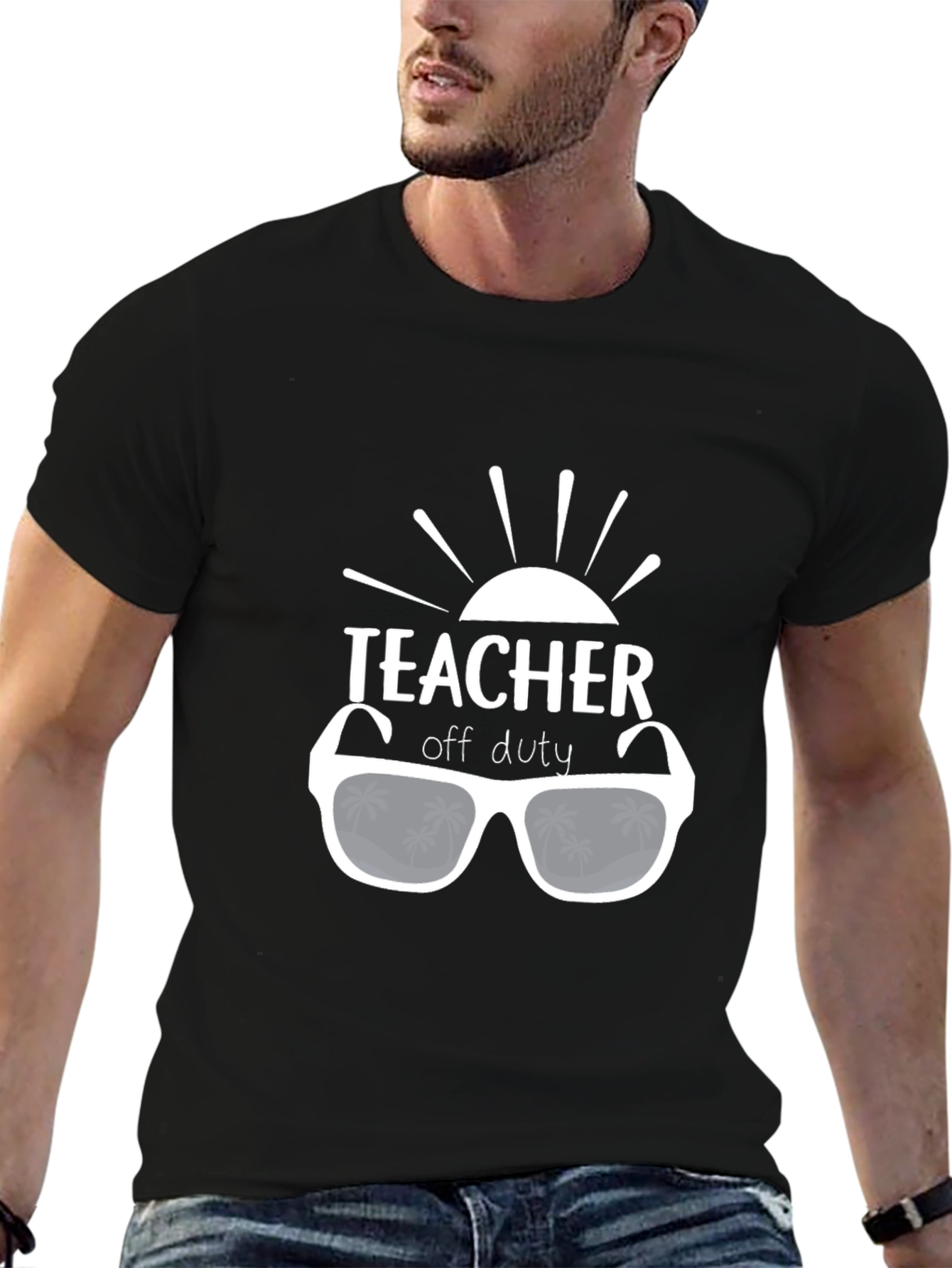 Teacher Off Duty Graphic T-Shirt