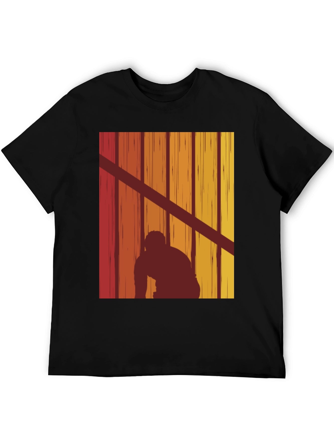 Retro Sunset Silhouette T-Shirt