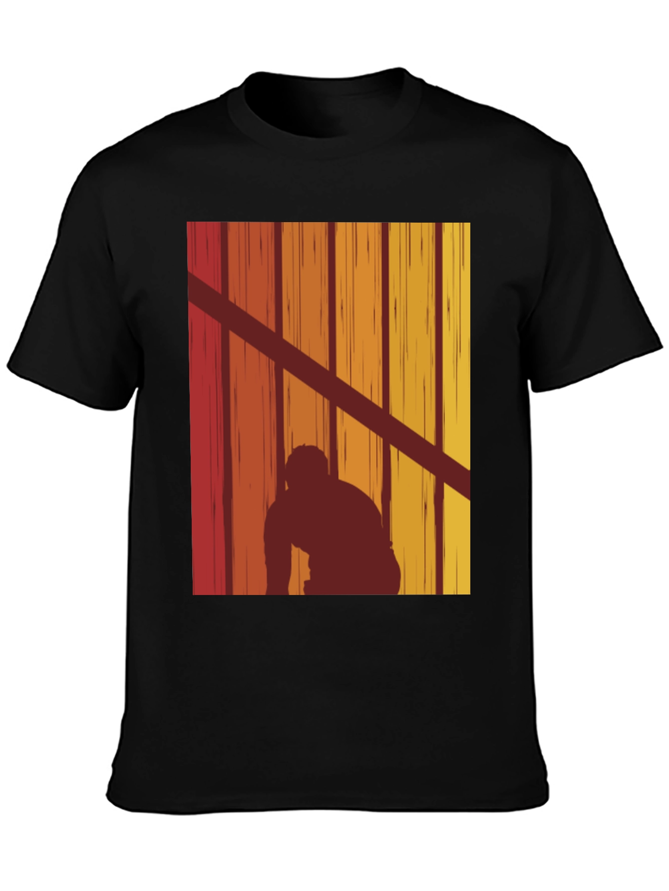 Retro Sunset Silhouette T-Shirt