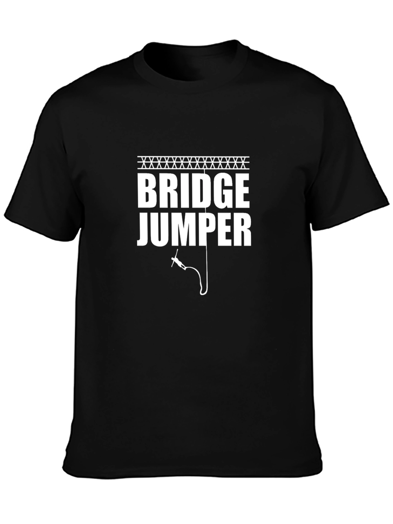 Bridge Jumper Graphic Tee - Extreme Sports T-Shirt