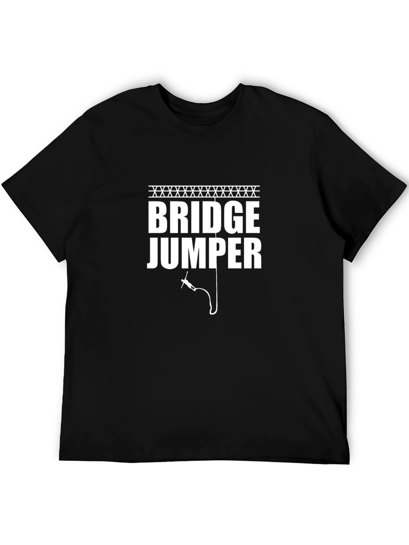 Bridge Jumper Graphic Tee - Extreme Sports T-Shirt
