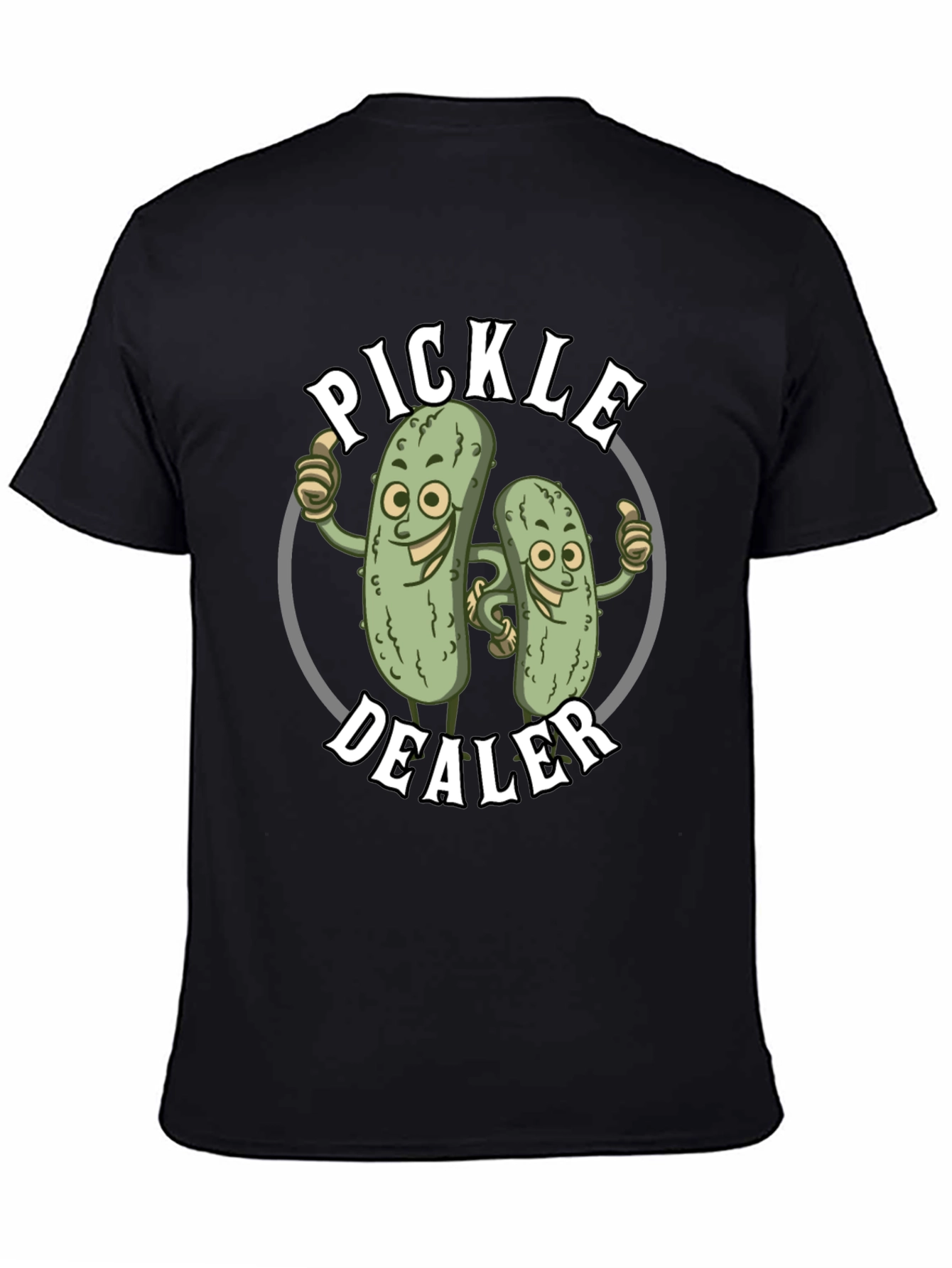 Pickle Dealer T-Shirt - Funny Pickle Cartoon Tee