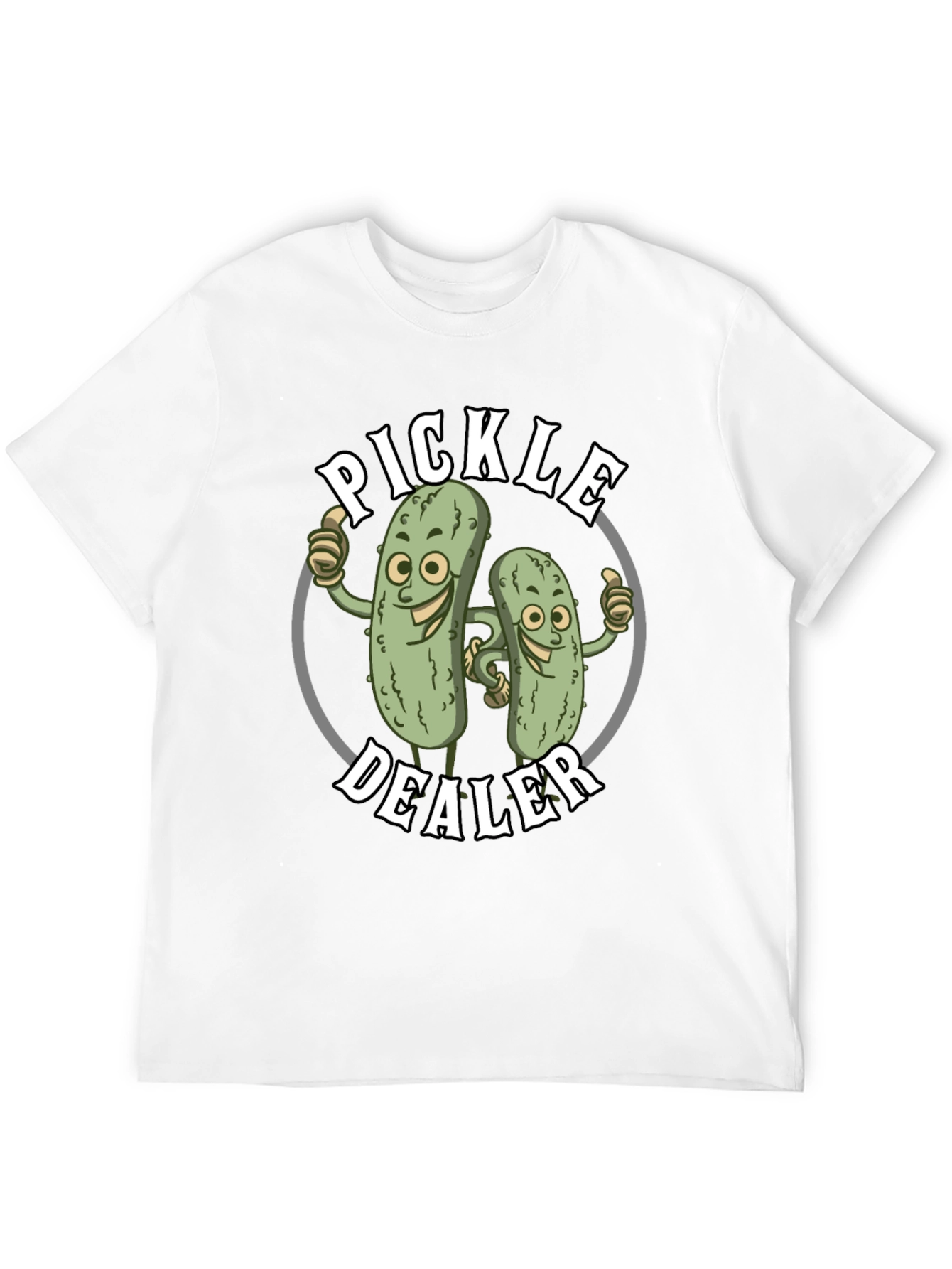 Pickle Dealer T-Shirt - Funny Pickle Cartoon Tee