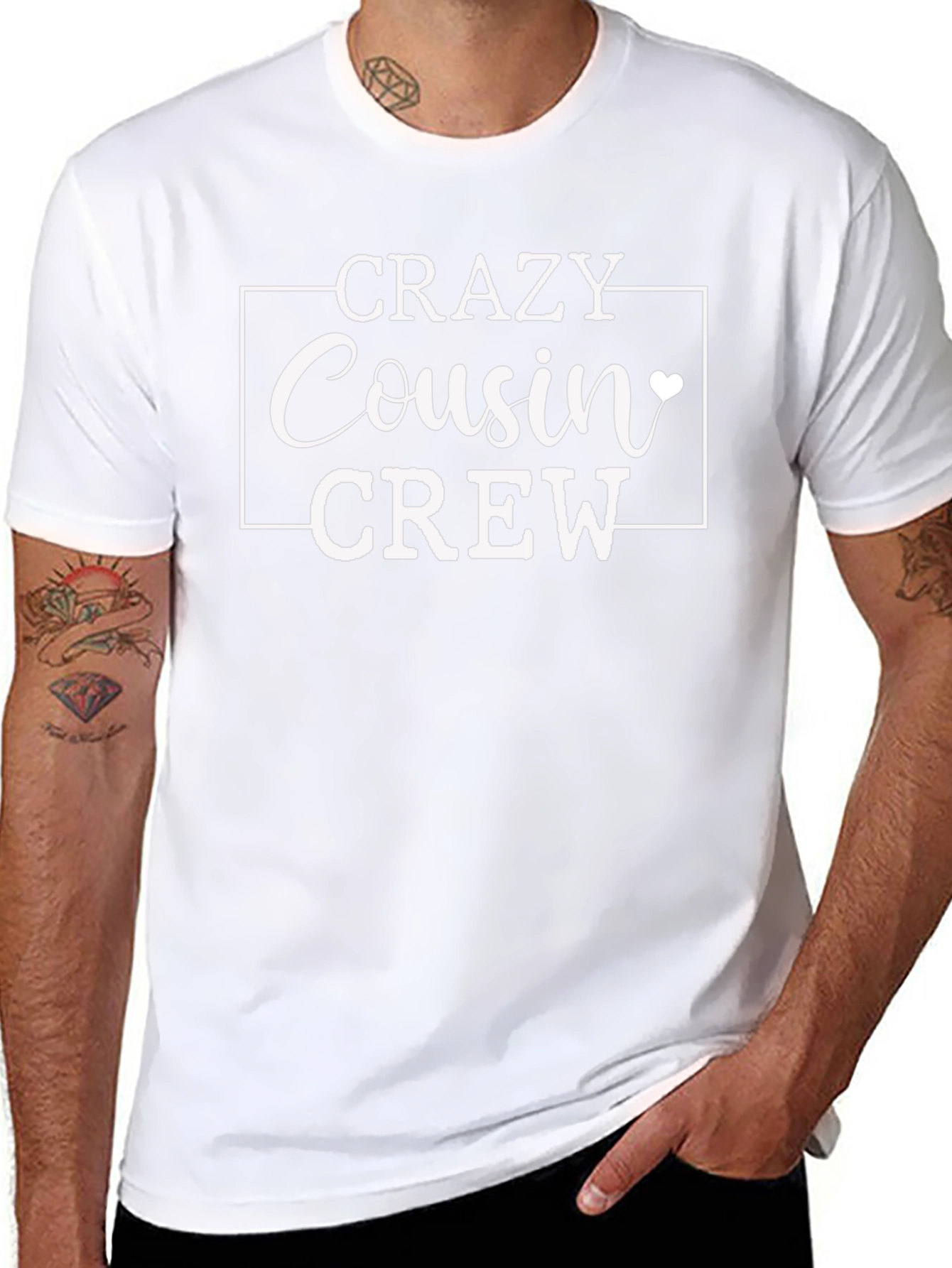 Crazy Cousin Crew Black T-Shirt