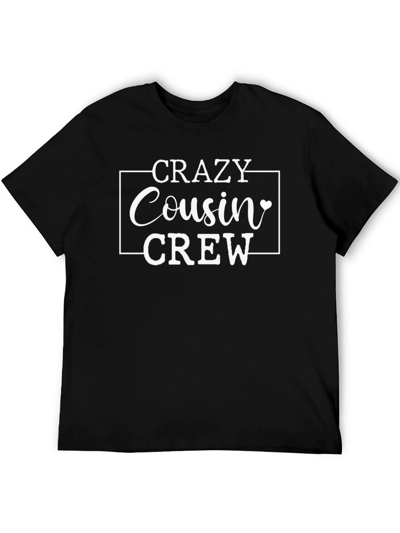Crazy Cousin Crew Black T-Shirt