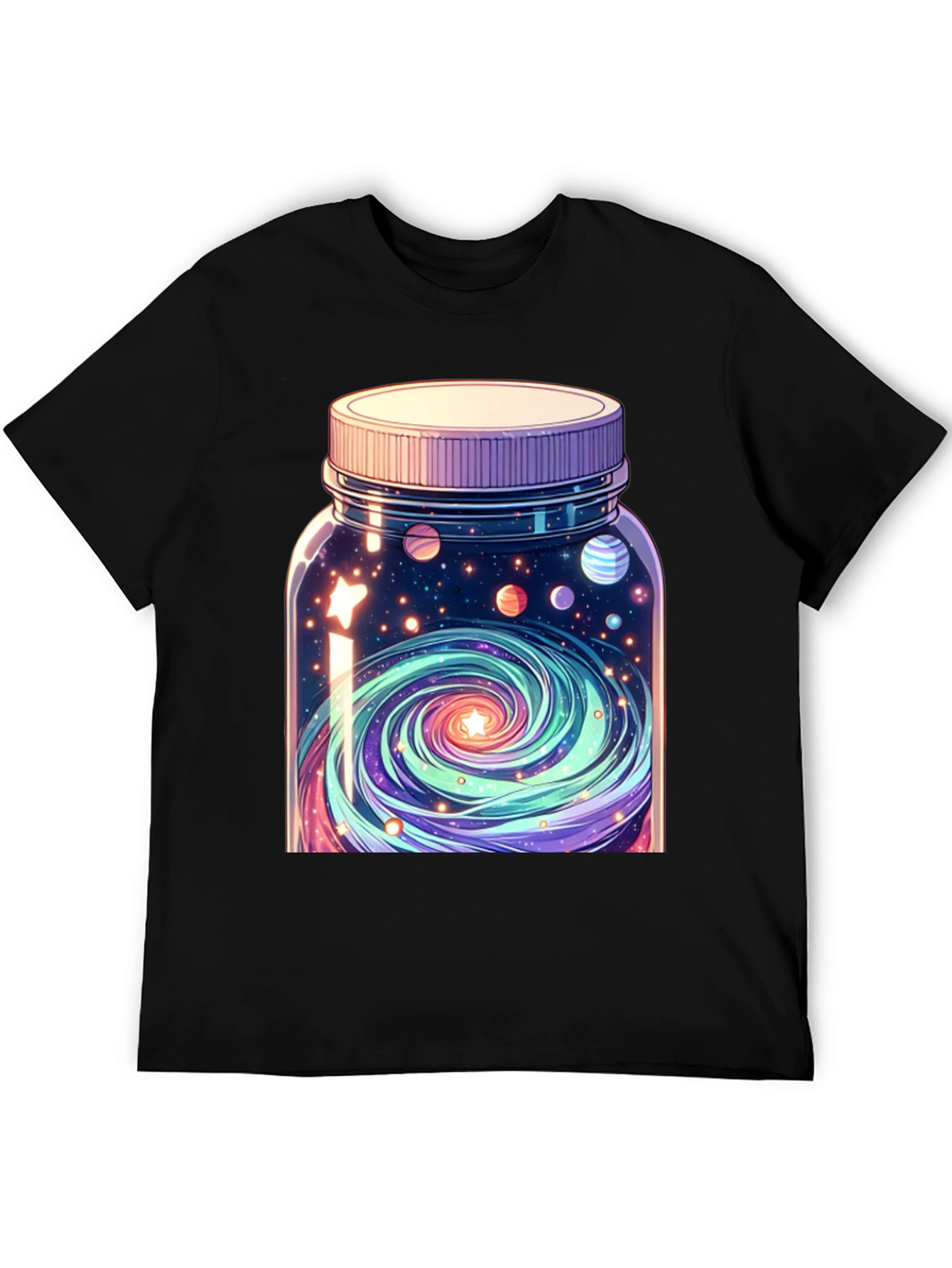 Galaxy in a Jar Graphic Tee - Black