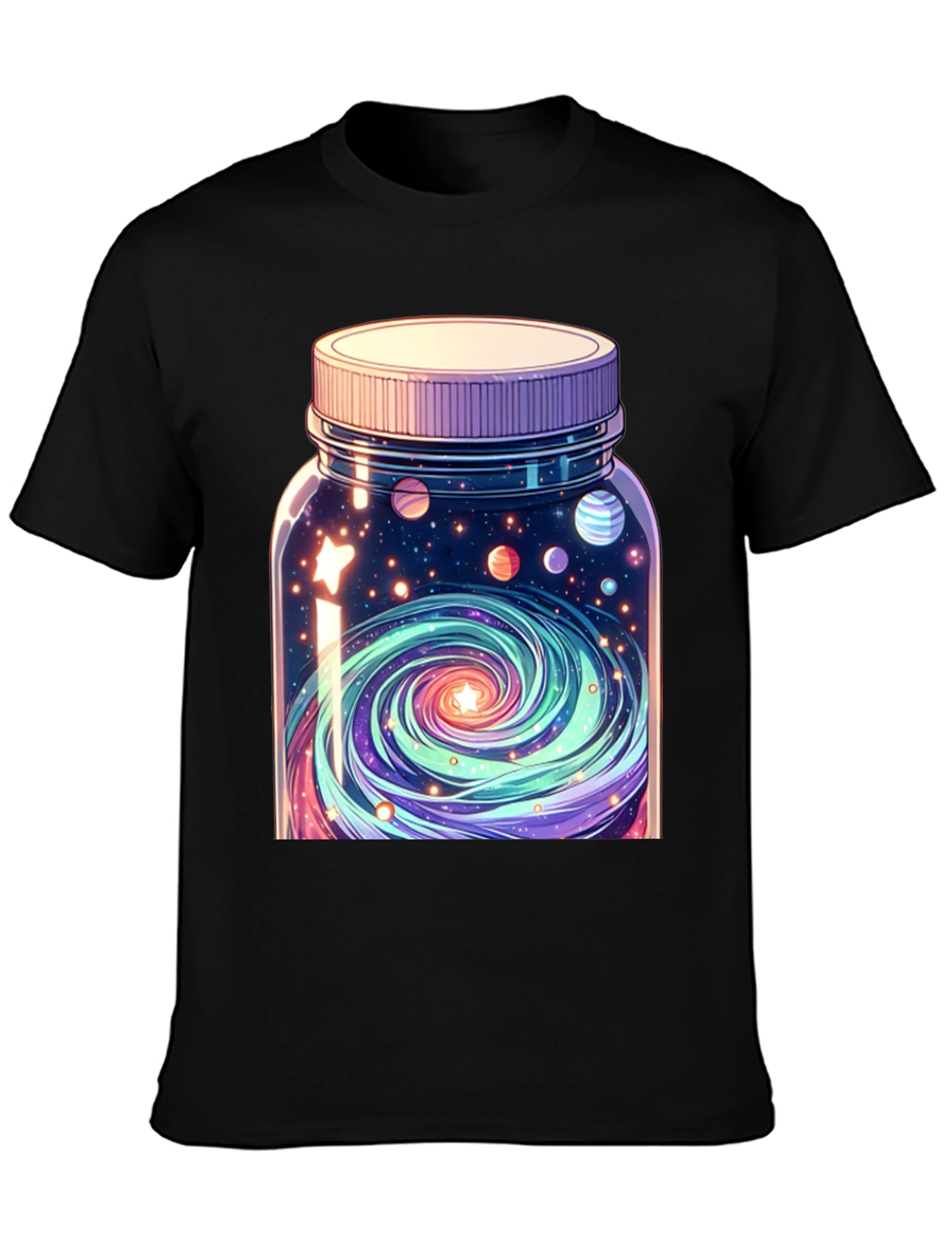 Galaxy in a Jar Graphic Tee - Black