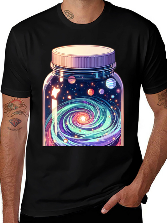 Galaxy in a Jar Graphic Tee - Black