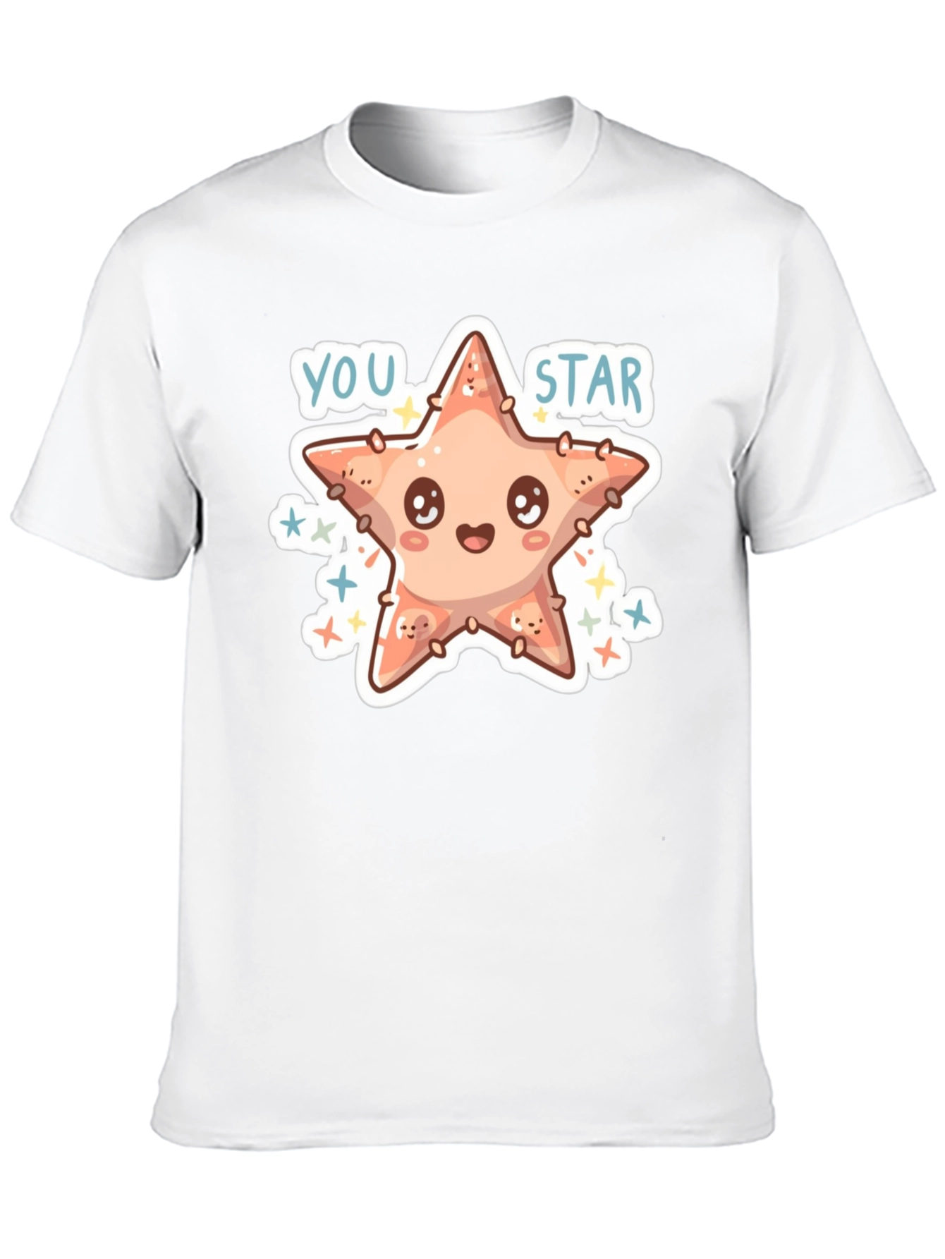 Cute Starfish Graphic Tee - You Star!