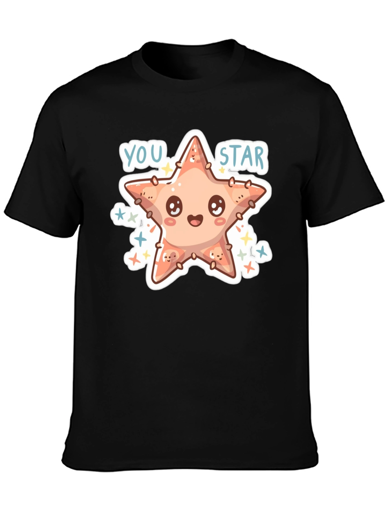 Cute Starfish Graphic Tee - You Star!