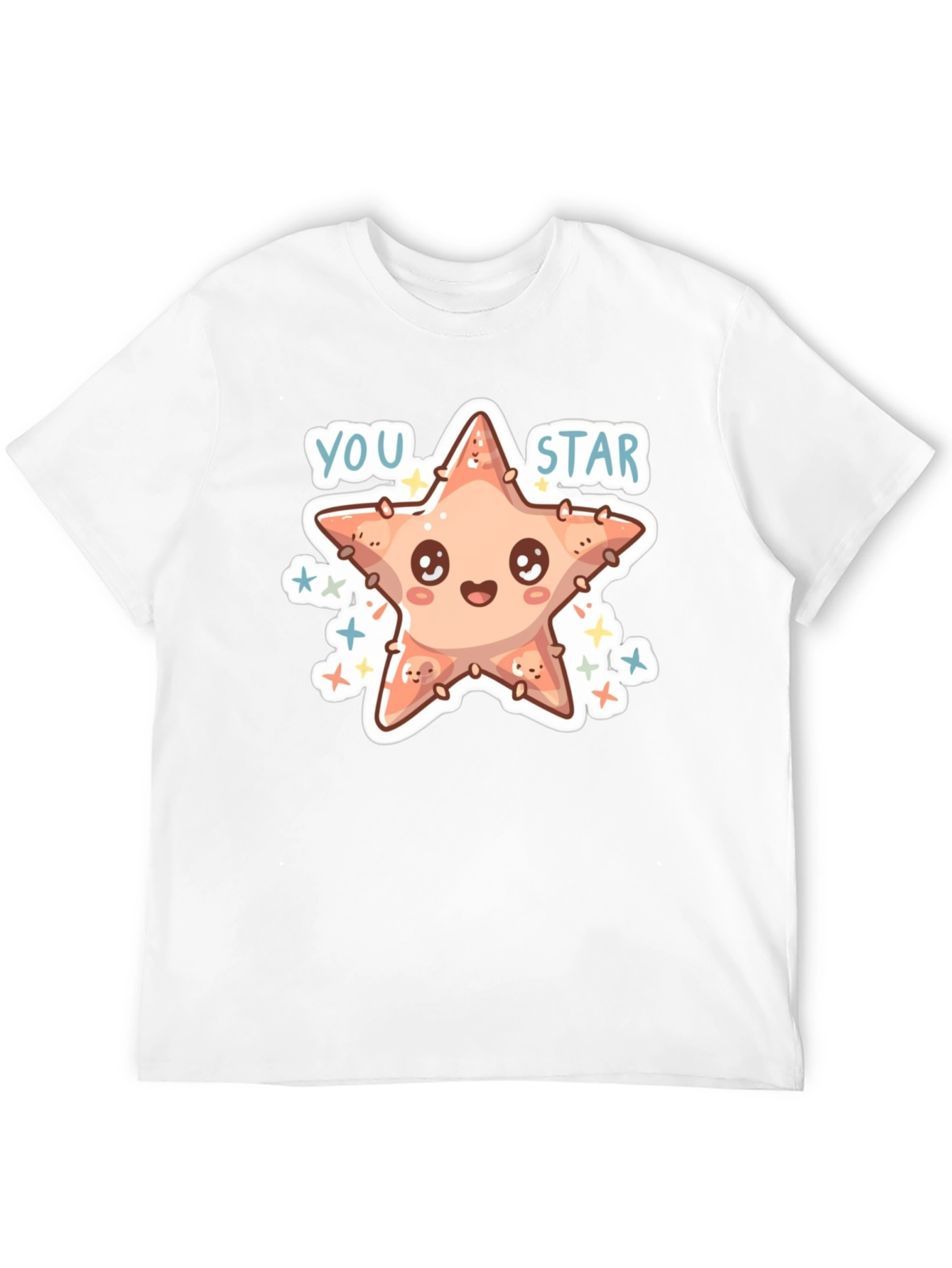 Cute Starfish Graphic Tee - You Star!