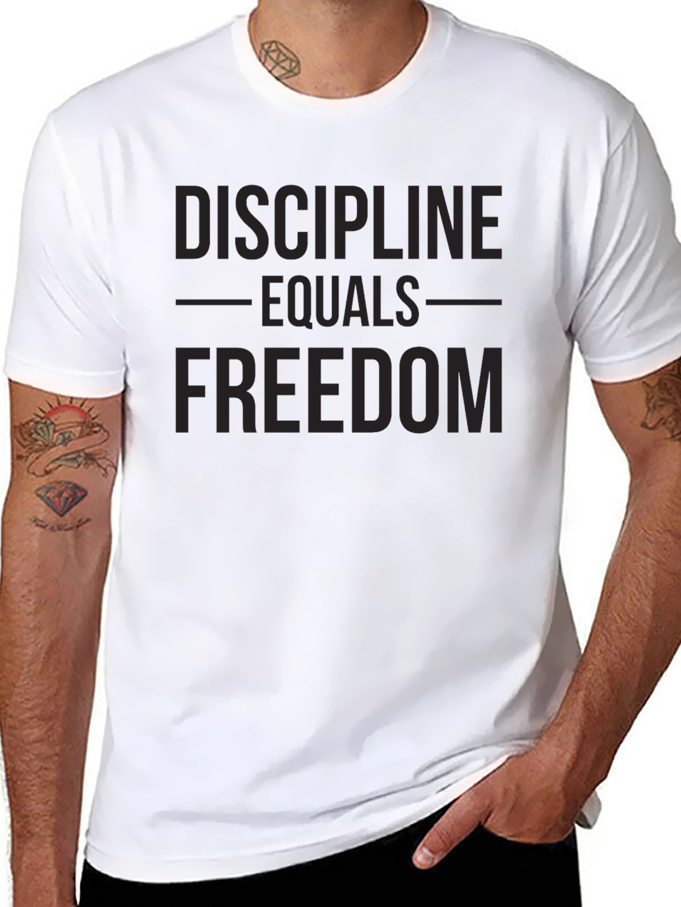 Discipline Equals Freedom Graphic T-Shirt