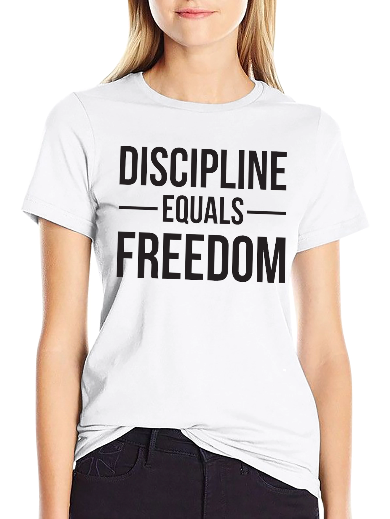 Discipline Equals Freedom Graphic T-Shirt