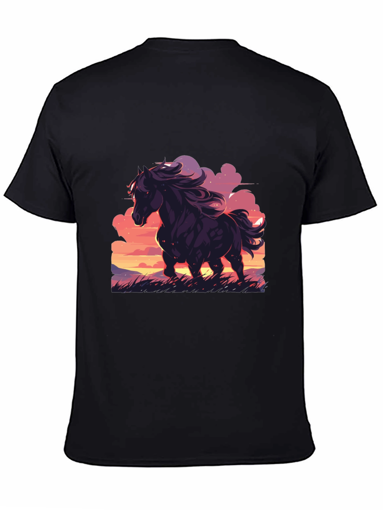 Horse Sunset Graphic Tee