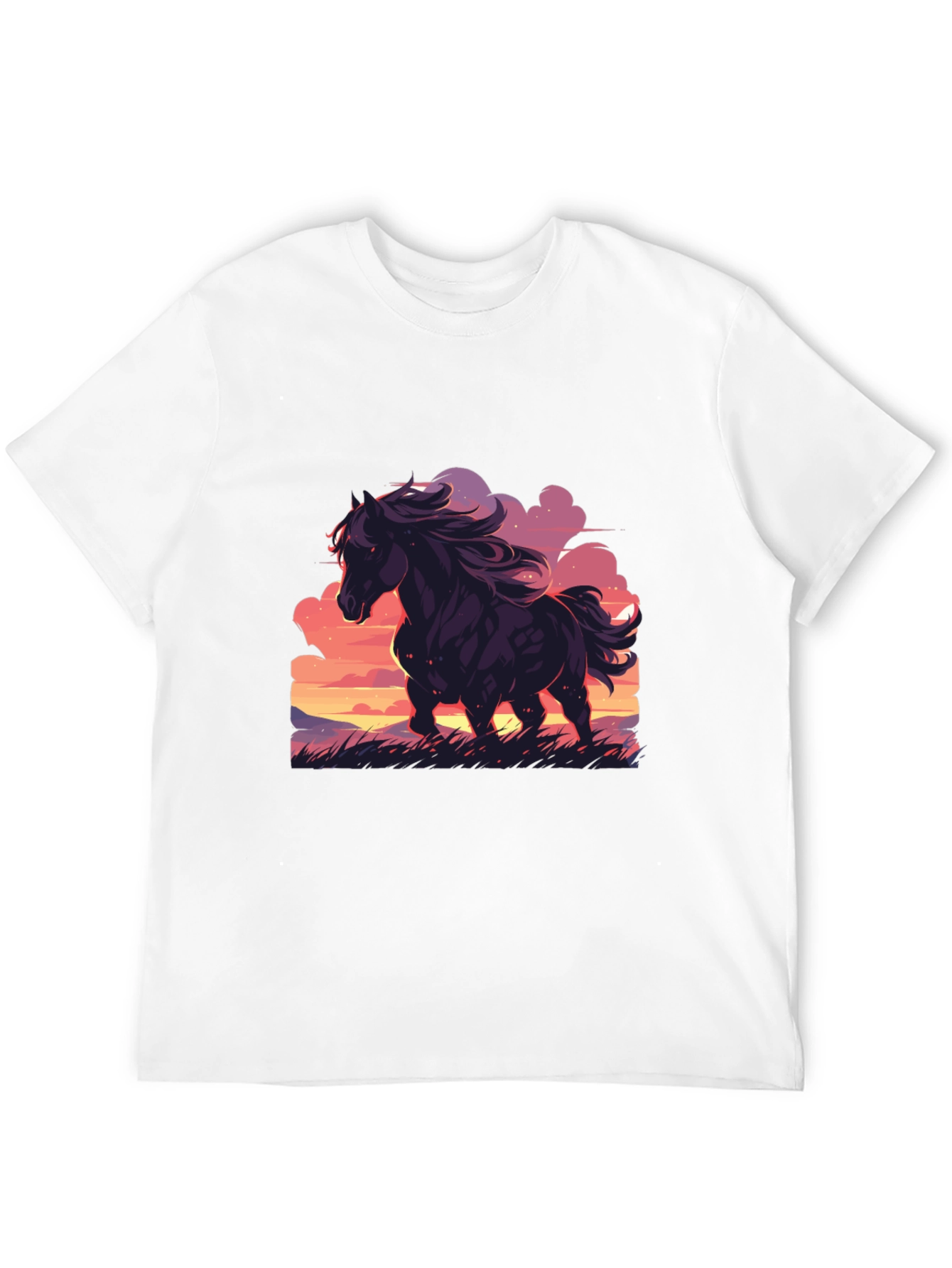 Horse Sunset Graphic Tee