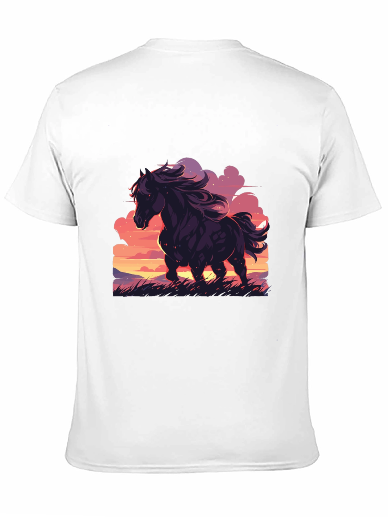 Horse Sunset Graphic Tee
