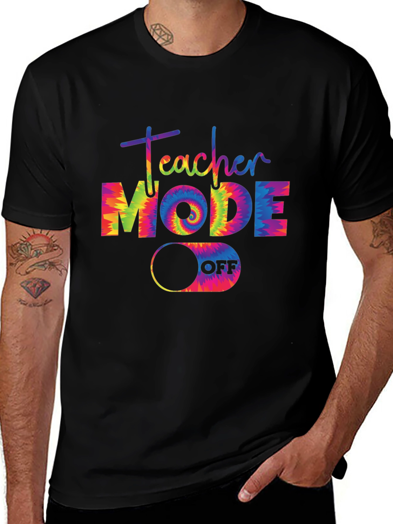 Teacher Mode Off Graphic Tee