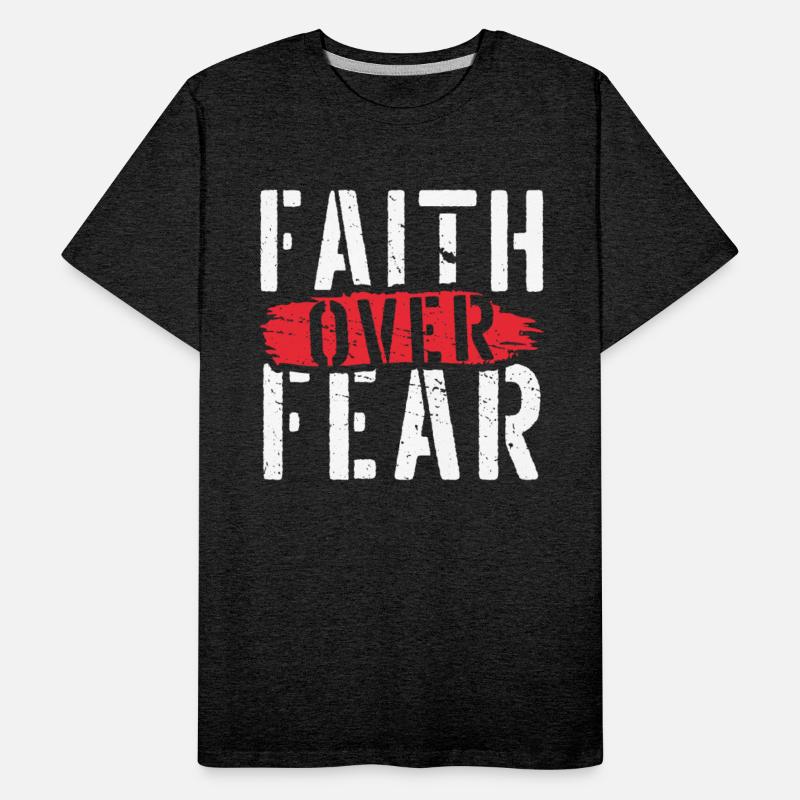 Faith Over Fear Christian Religious Belief Jesus