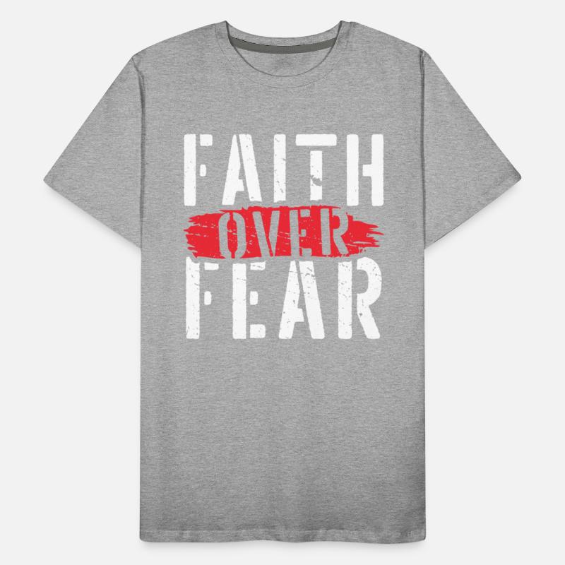 Faith Over Fear Christian Religious Belief Jesus