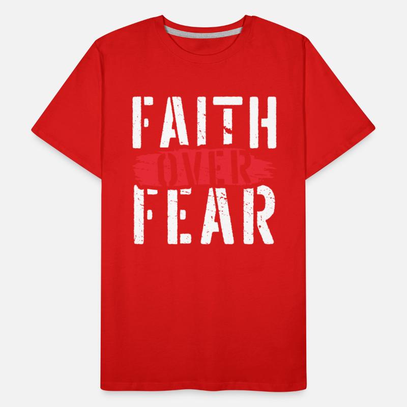 Faith Over Fear Christian Religious Belief Jesus