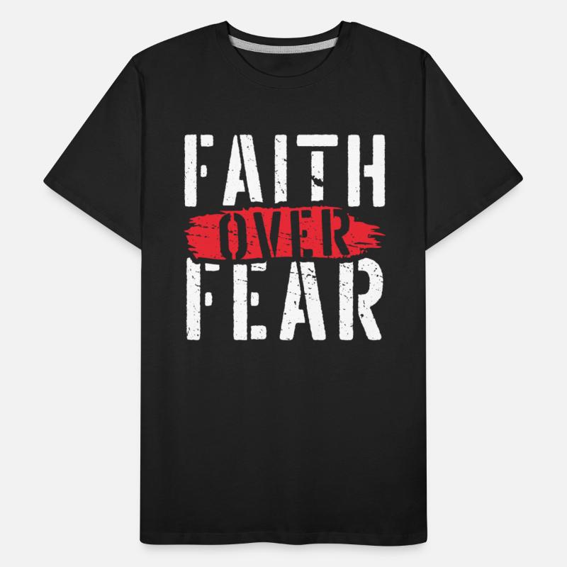 Faith Over Fear Christian Religious Belief Jesus
