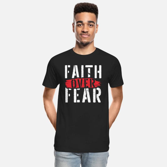 Faith Over Fear Christian Religious Belief Jesus