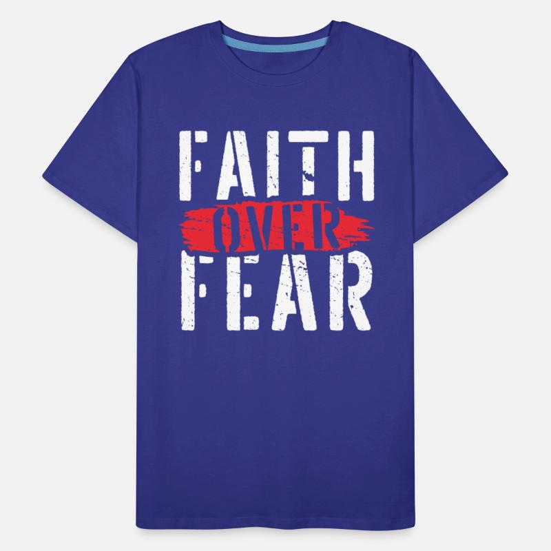 Faith Over Fear Christian Religious Belief Jesus
