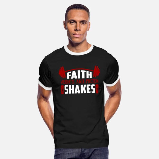 Faith Weights & Protein Shakes Workout Weight Lift