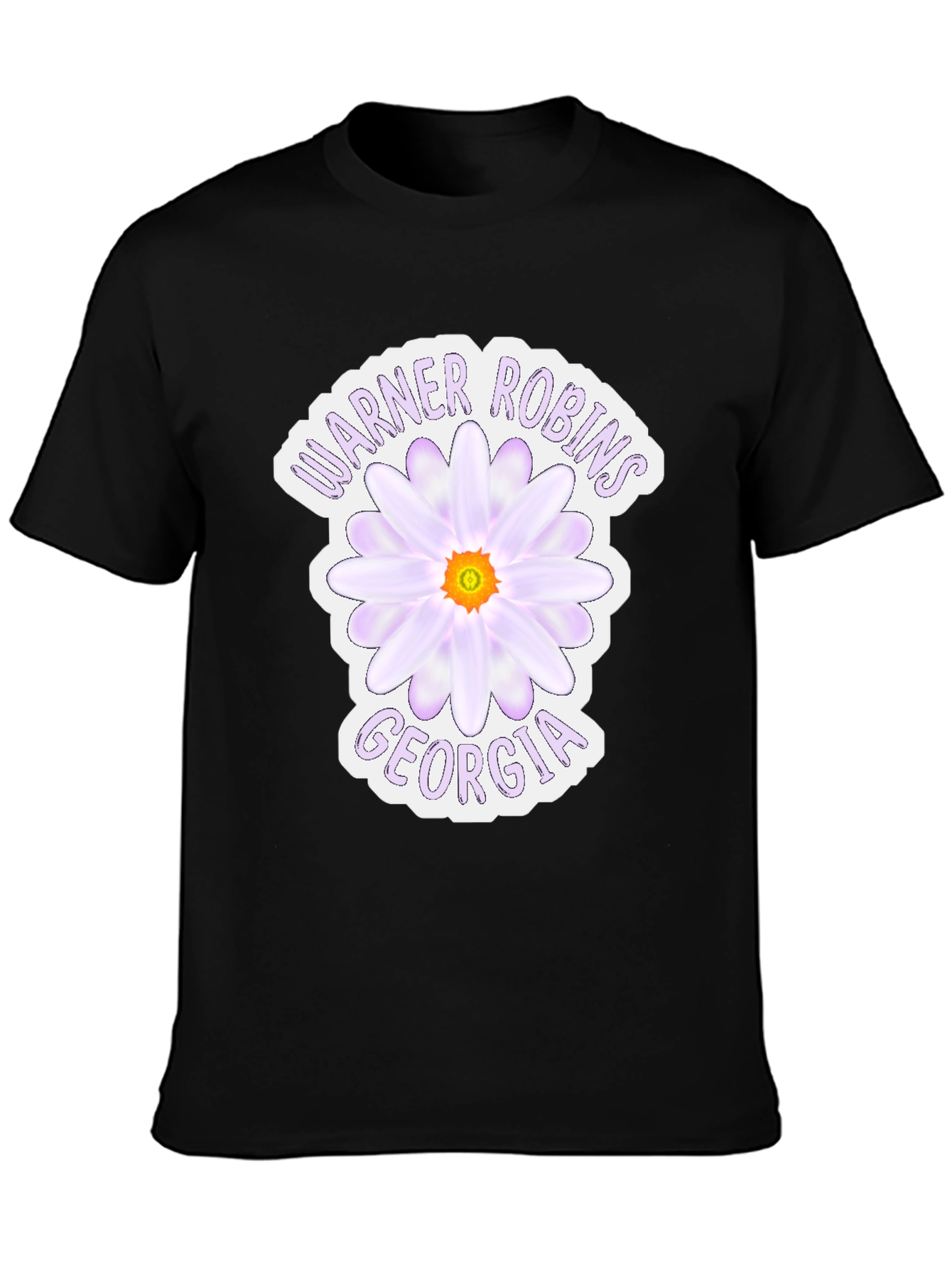 Warner Robins Georgia Flower Graphic Tee