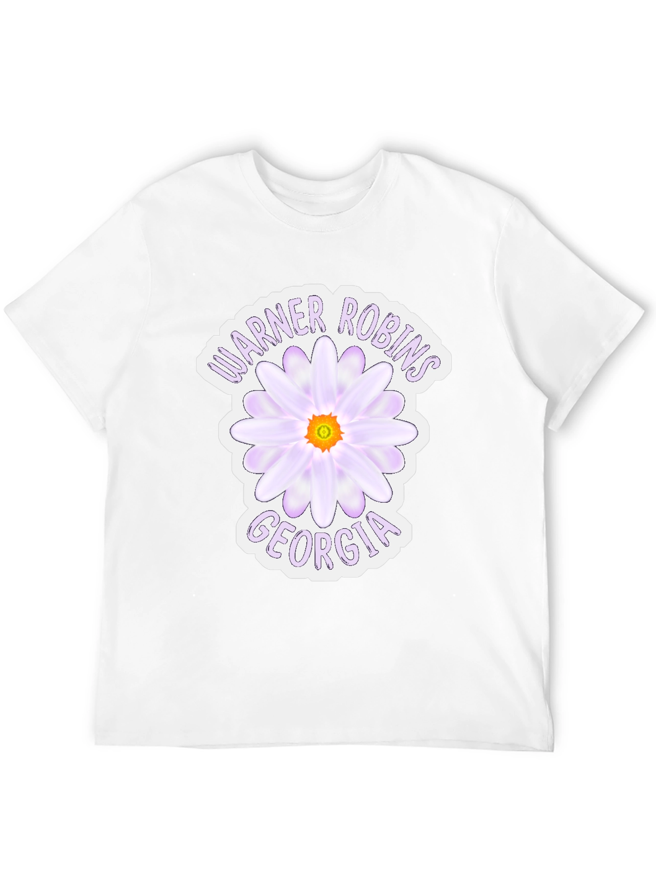Warner Robins Georgia Flower Graphic Tee