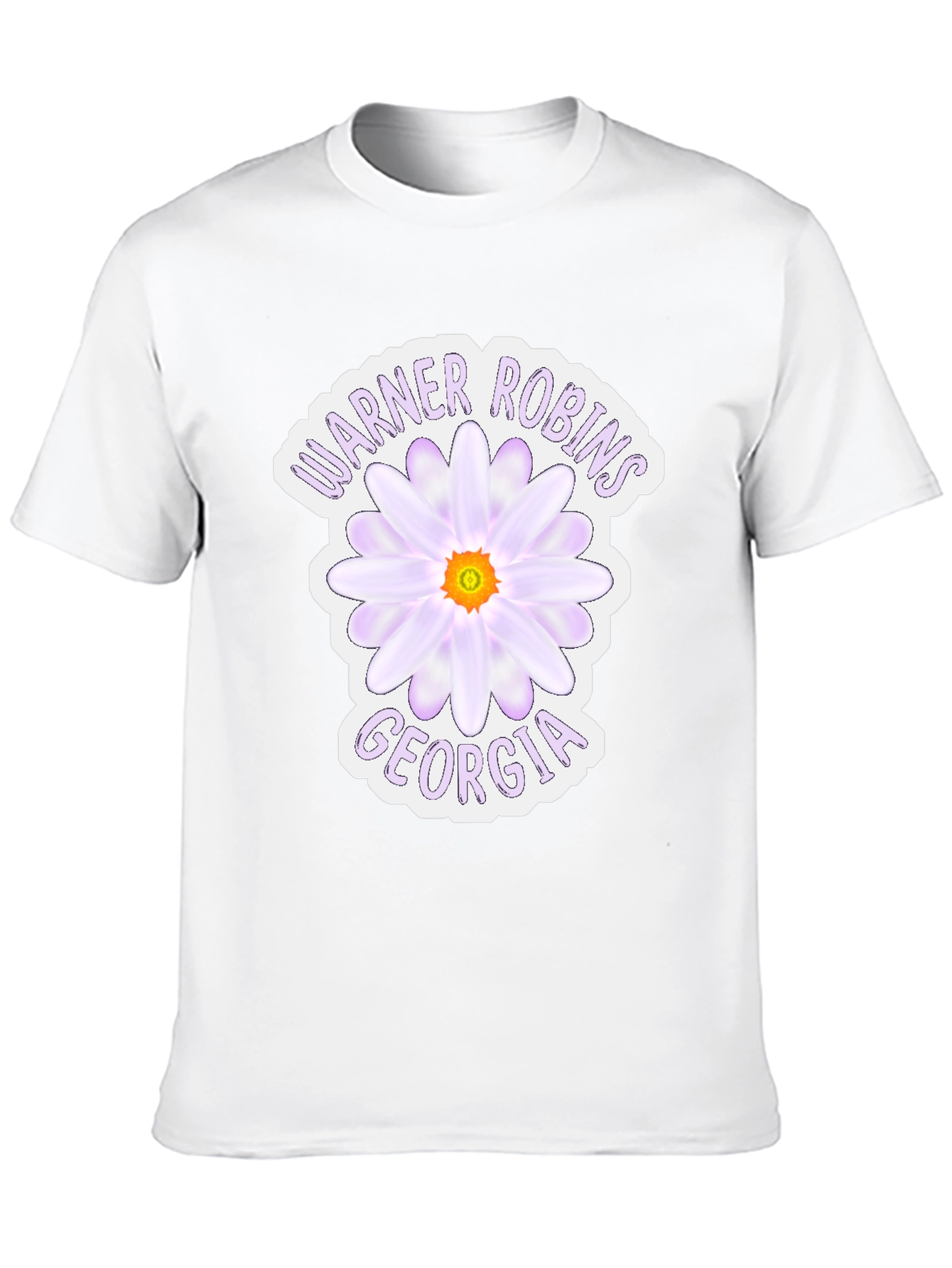 Warner Robins Georgia Flower Graphic Tee