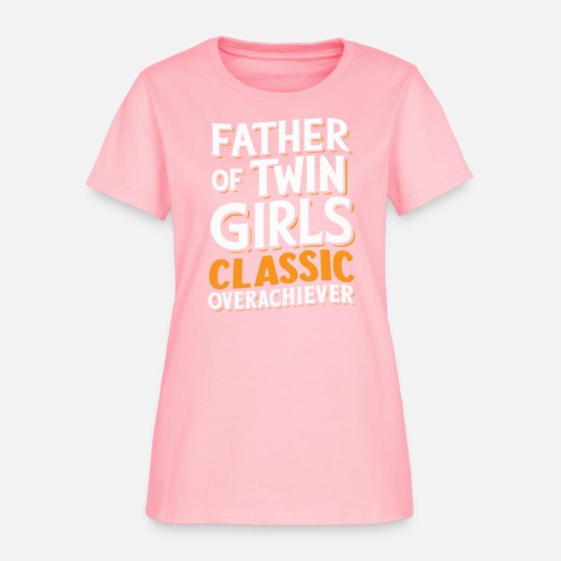 Father Of Twin Girls Classic Overachiever 1