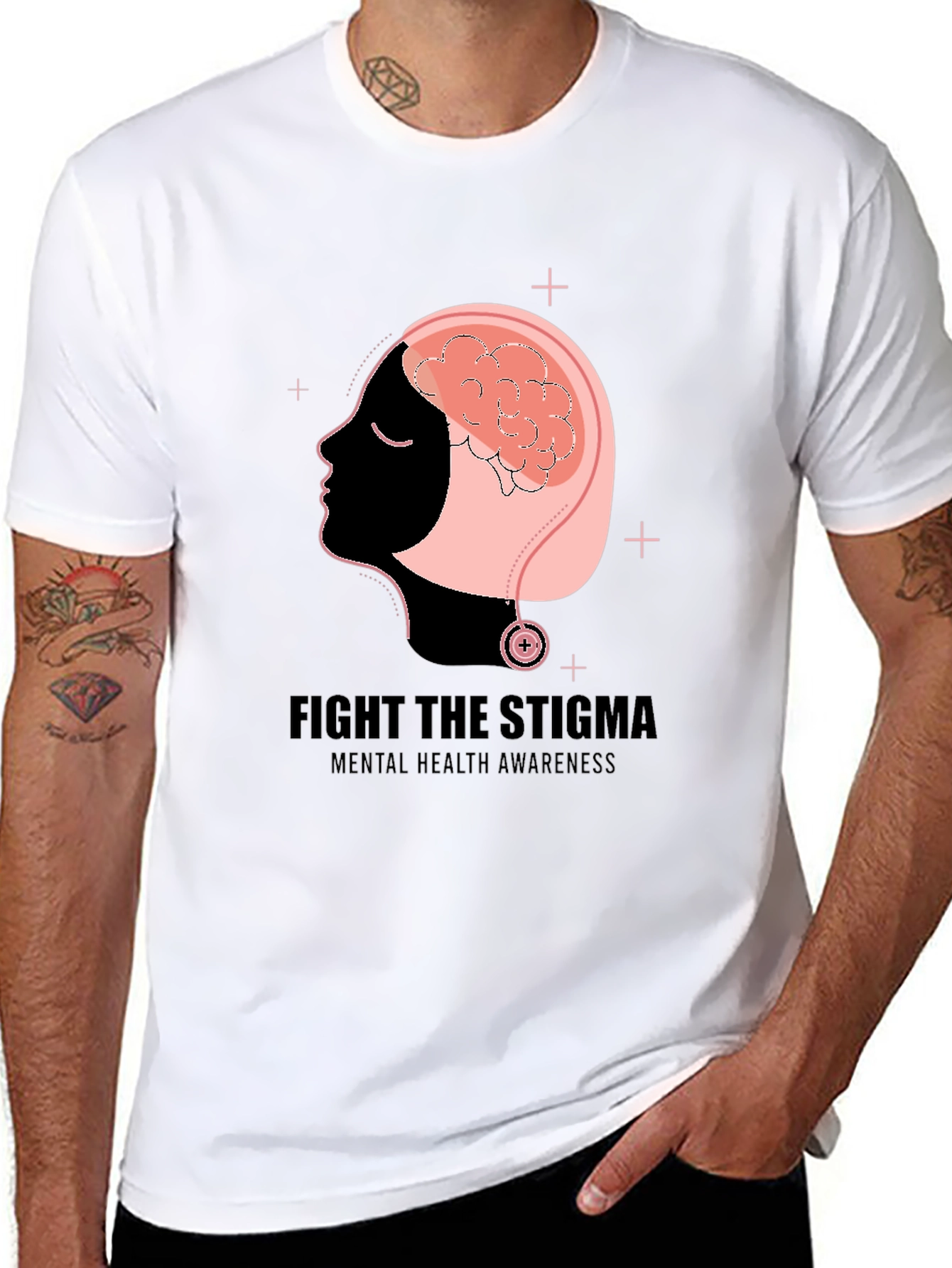 Fight the Stigma Mental Health Awareness Tee
