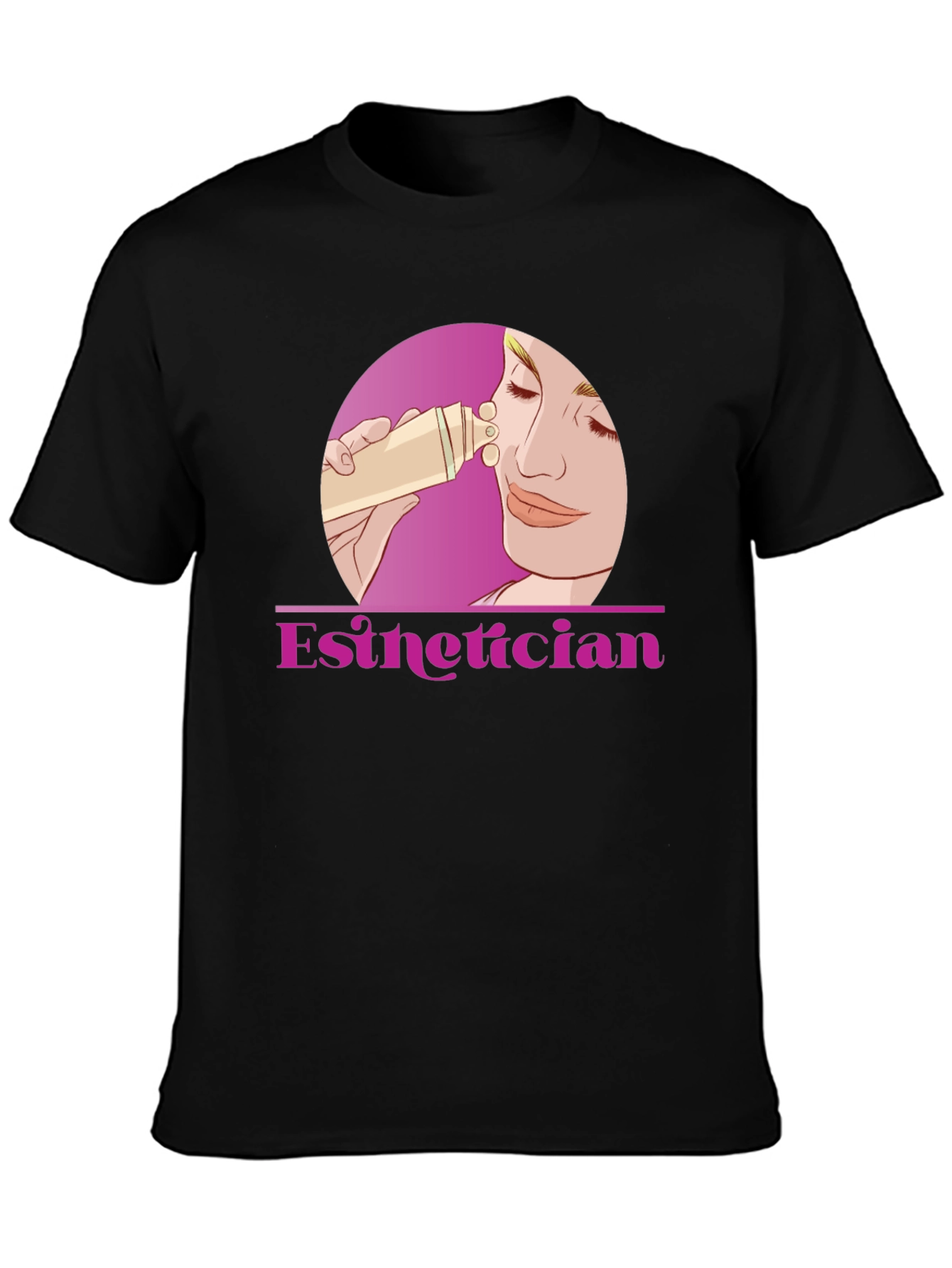 Esthetician T-Shirt - Black Beauty Skin Care Tee